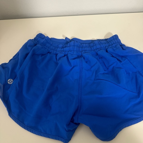 Lululemon COBALT BLUE hotty hot shorts - Picture 2 of 4